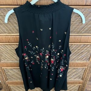 NWT - pull over high neck top